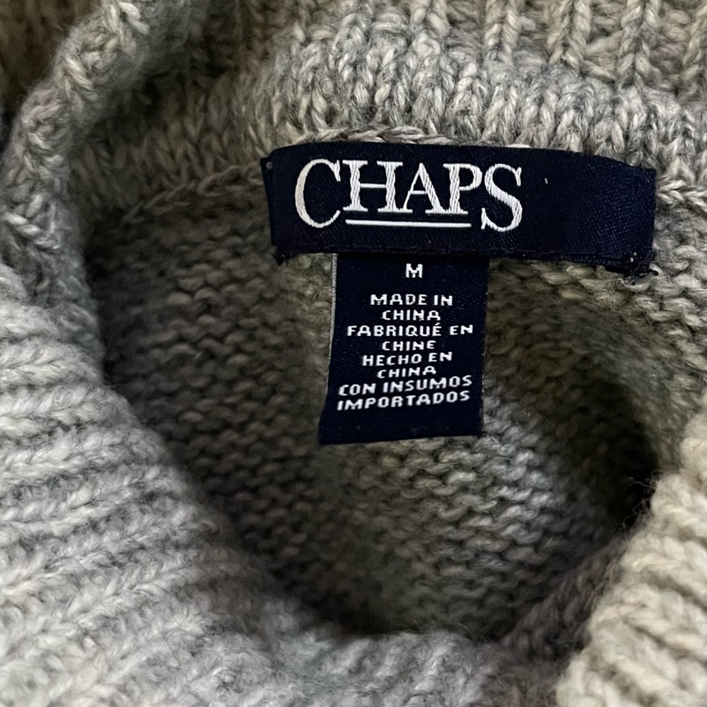 Chaps Turtleneck Sweater M - Picture 3 of 3